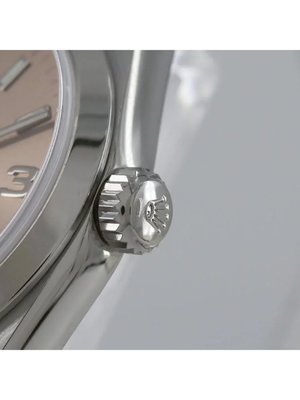 Rolex Oyster Perpetual SS Manual Winding Number Watch
